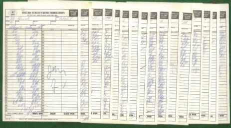 1981 United States Chess Championship and Zonal Qualifier (Score Sheets)