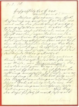 Letter to Swedish chess editor Joel Fridlizius