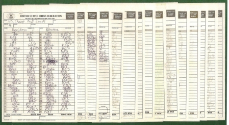 1981 United States Chess Championship and Zonal Qualifier (Score Sheet)